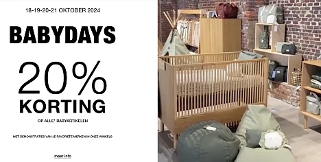-20% op ALLE babyartikelen 👶 Paradisio